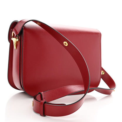 Gucci Azalea Calfskin Horsebit 1955 Shoulder Bag New Cherry Red 3 of 10