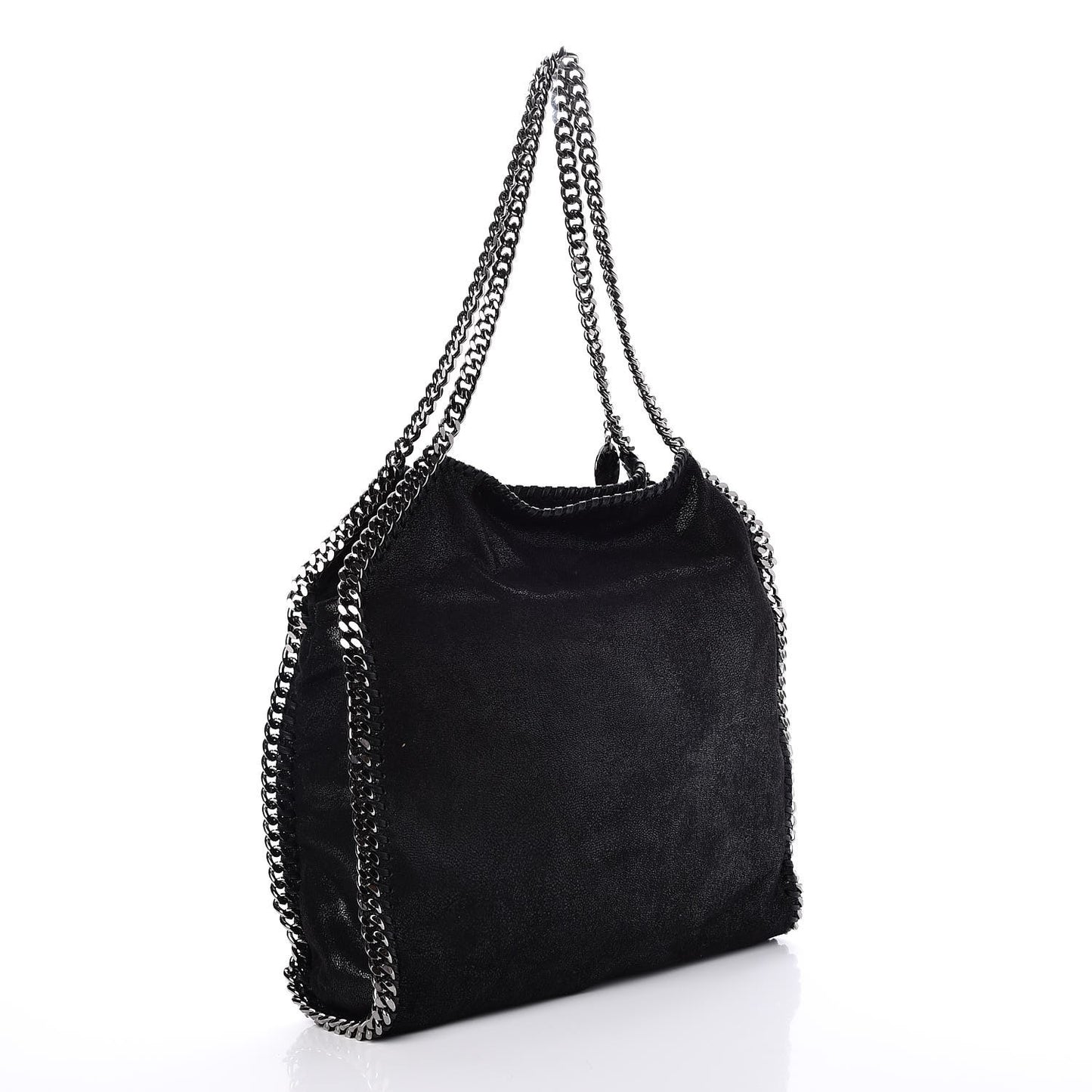 Shaggy Deer Small Falabella Tote Black