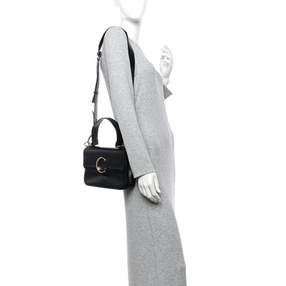 Chloe Calfskin Small C Double Carry Black 3 of 19