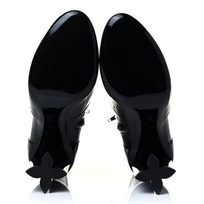 Louis Vuitton Patent Uniformes Silhouette Ankle Boots 36.5 Black 4 of 5