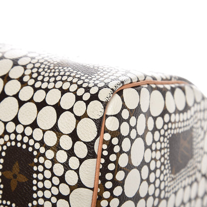 Louis Vuitton Monogram Kusama Town Speedy 30 White 16 of 19