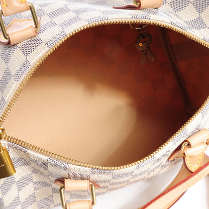 Louis Vuitton Damier Azur Speedy Bandouliere 25 5 of 8