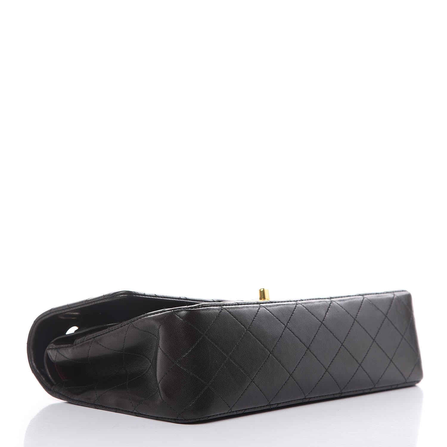 Chanel Lambskin Quilted Medium Double Flap Black 4 of 15