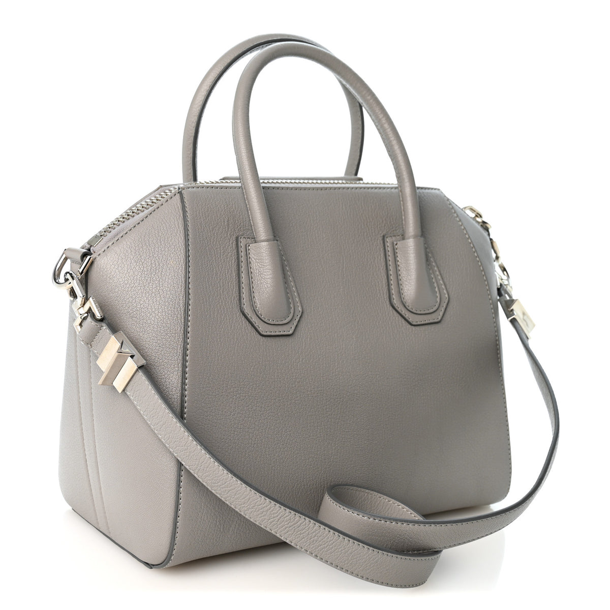 Givenchy Sugar Goatskin Small Antigona Pearl Grey 3 of 11