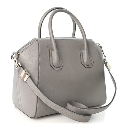 Givenchy Sugar Goatskin Small Antigona Pearl Grey 3 of 11