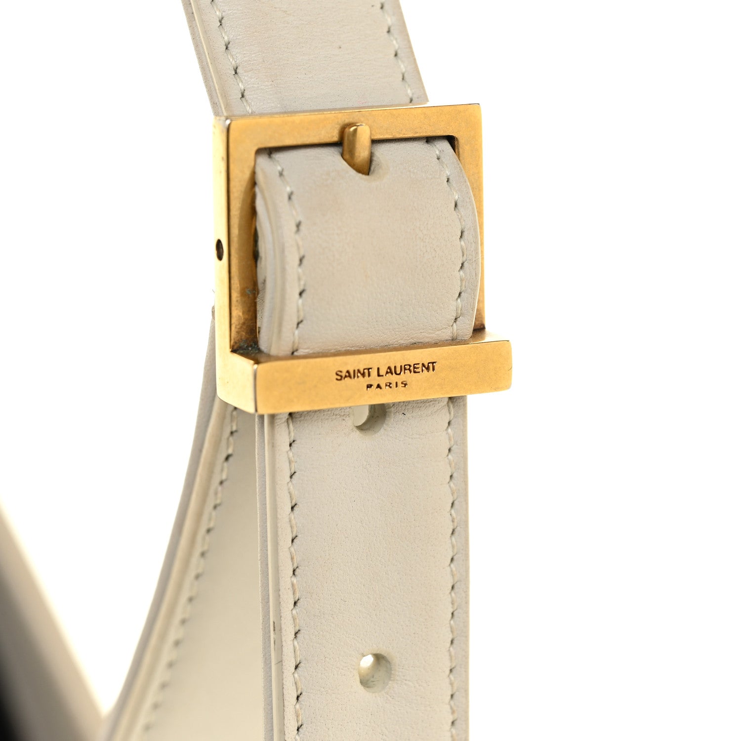 Saint Laurent Smooth Calfskin Le 5 A 7 Hobo Crema Soft 18 of 18
