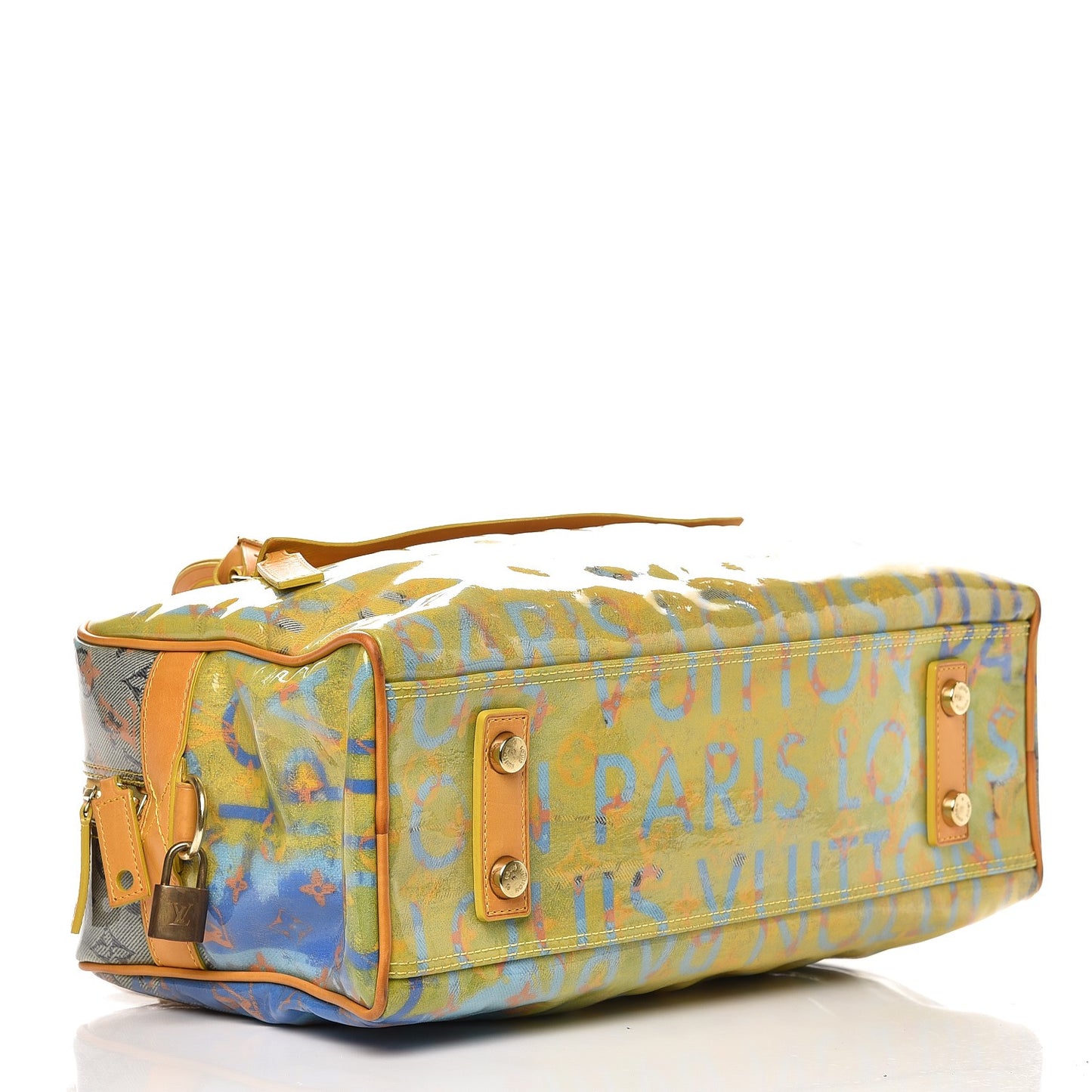 Monogram Pulp Defile Weekender PM Yellow