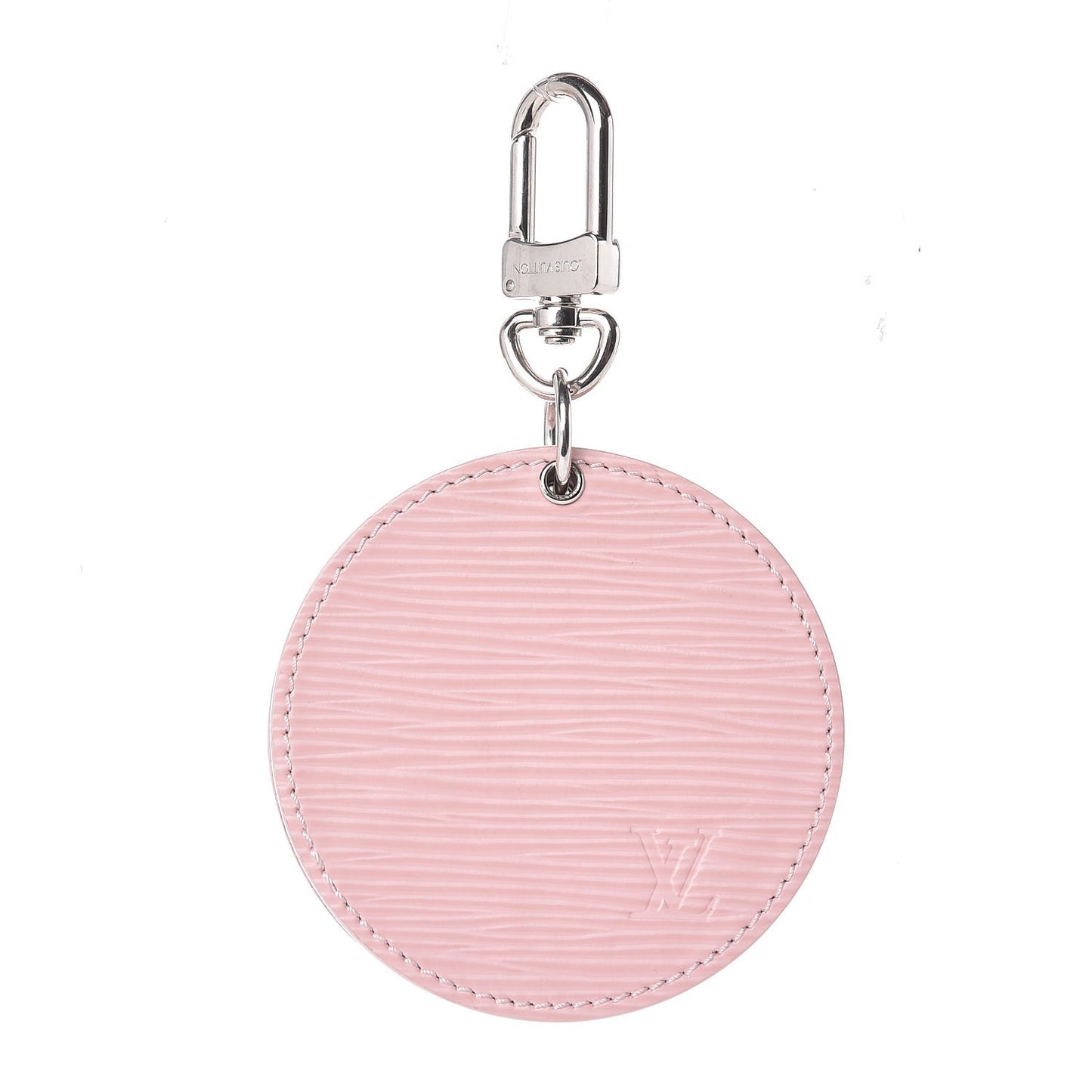 Epi Mirror Bag Charm Key Holder Rose Ballerine