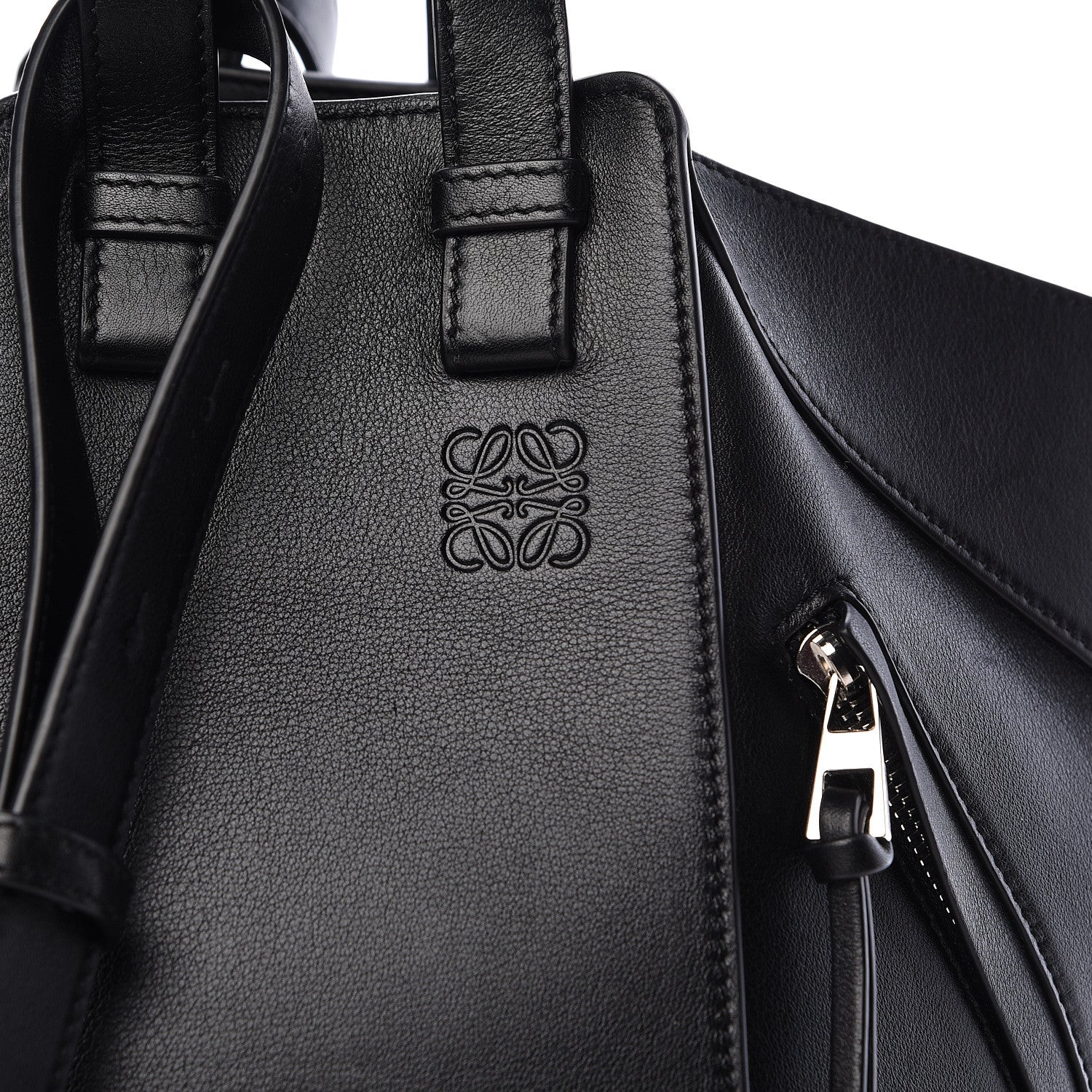 Loewe Calfskin Small Hammock Shoulder Bag Black 8 of 11