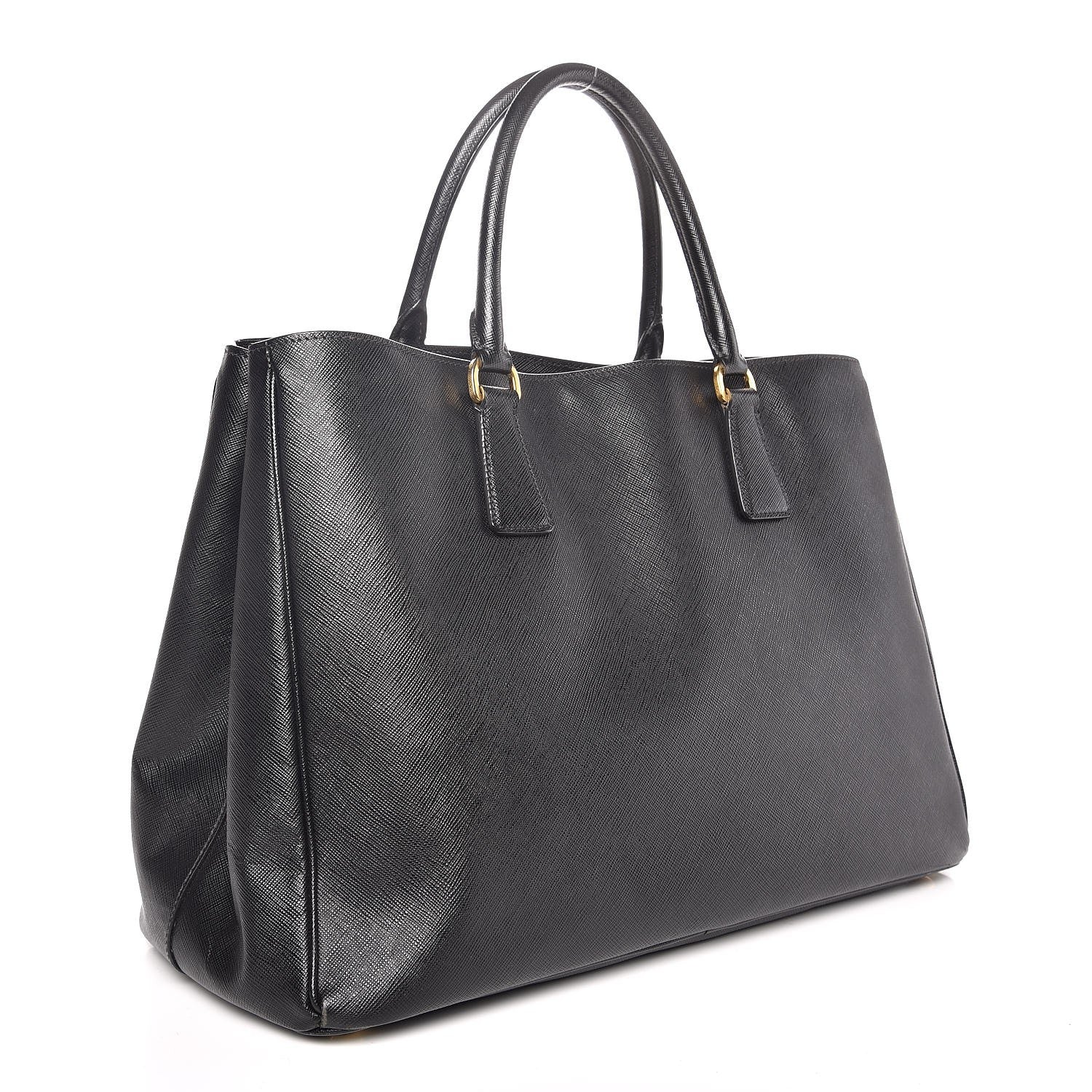 Prada Saffiano Lux Large Tote Nero Black 3 of 13