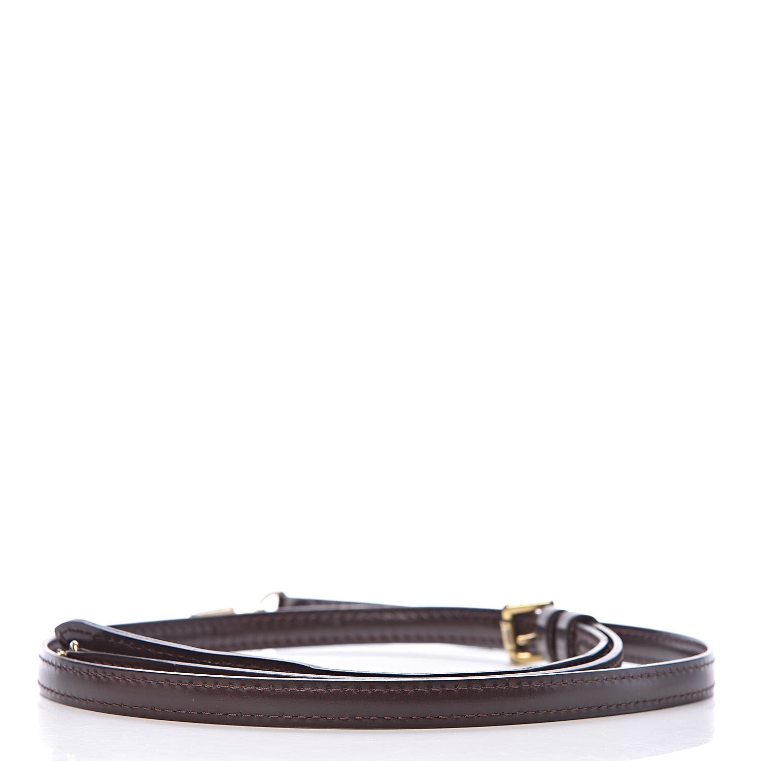 Louis Vuitton Calfskin 12mm Adjustable Shoulder Strap Brown 2 of 5