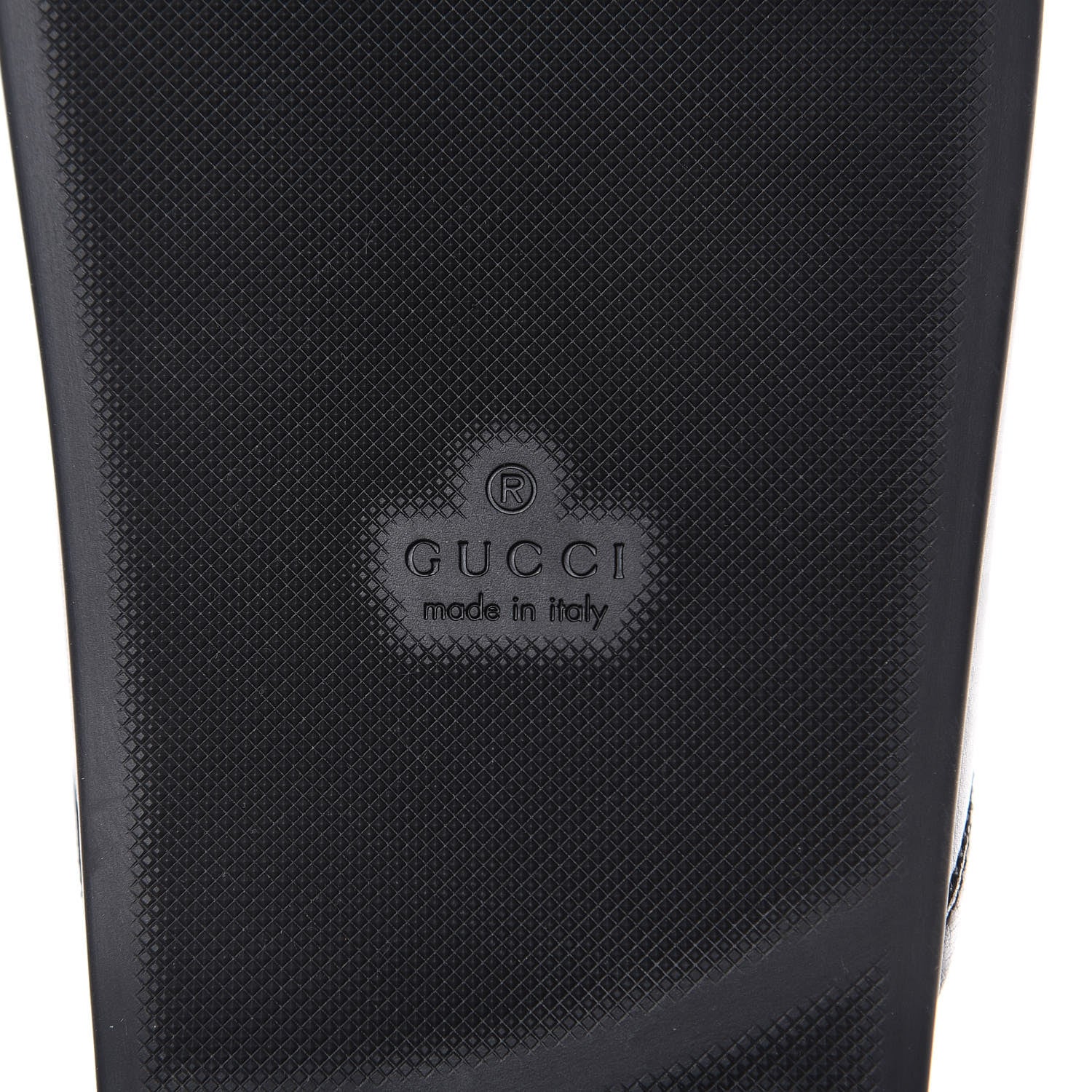 Gucci Malaga Kid Womens Horsebit River Slippers 37.5 Black 7 of 11