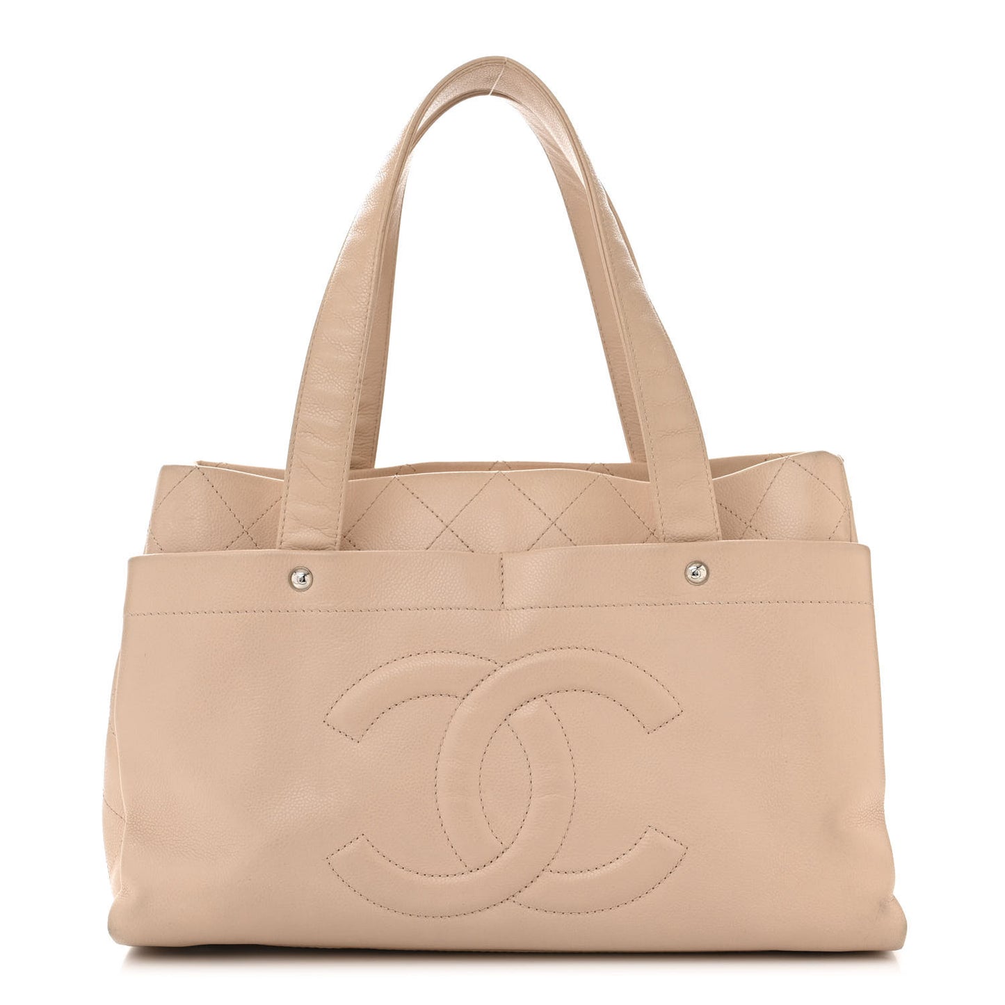 Caviar Executive Cerf Shopper Tote Beige