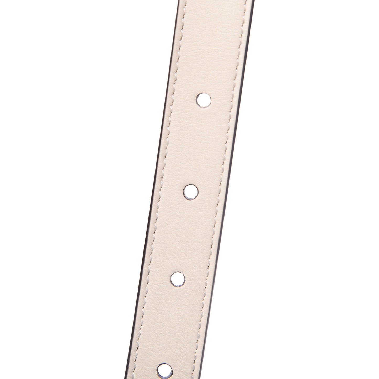 Calfskin Double G 20mm Belt 90 36 Mystic White