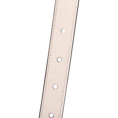 Gucci Calfskin Double G 20mm Belt 90 36 Mystic White 5 of 6