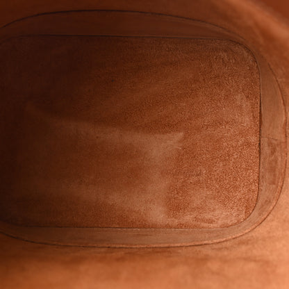 Celine Smooth Calfskin Small Cuir Triomphe Bucket Bag Tan 5 of 9
