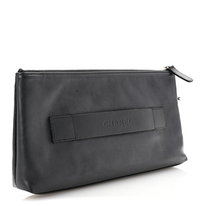 Chanel Metallic Calfskin Keyboard Pouch Black 3 of 7