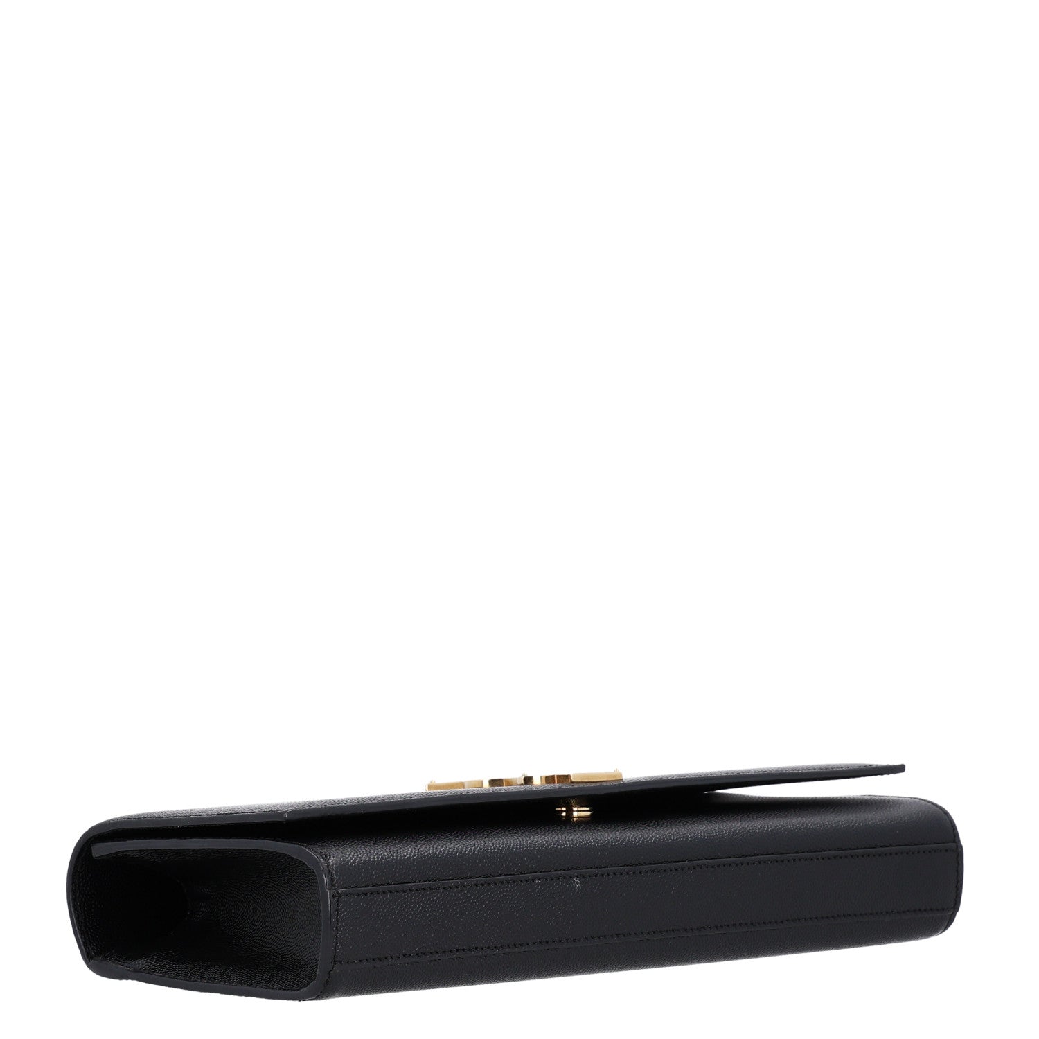 Saint Laurent Grain De Poudre Monogram Cassandre Clutch Black 5 of 10