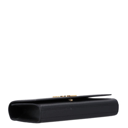 Saint Laurent Grain De Poudre Monogram Cassandre Clutch Black 5 of 10