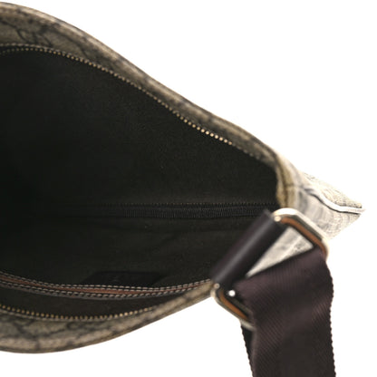 Gucci GG Supreme Monogram Small Flat Messenger Bag Dark Brown 5 of 9