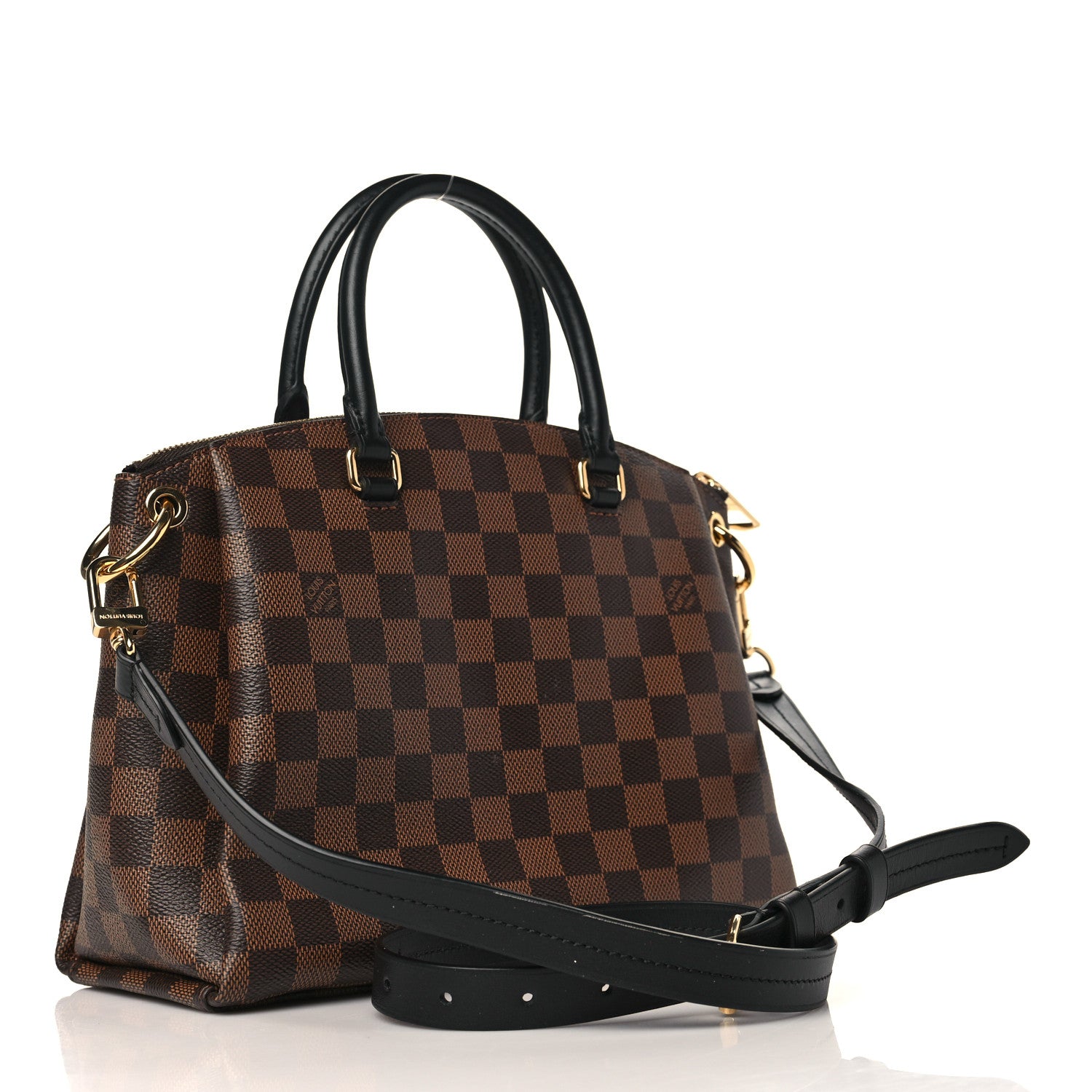 Louis Vuitton Damier Ebene Odeon Tote PM Black 3 of 8