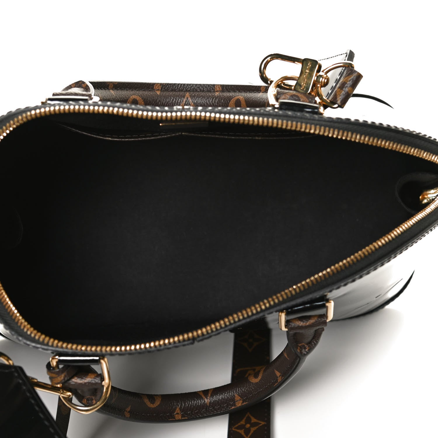 Louis Vuitton Patent Monogram Alma PM Black 5 of 12