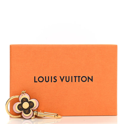 Louis Vuitton Monogram Blooming Flowers BB Bag Charm Key Holder Pink 4 of 4