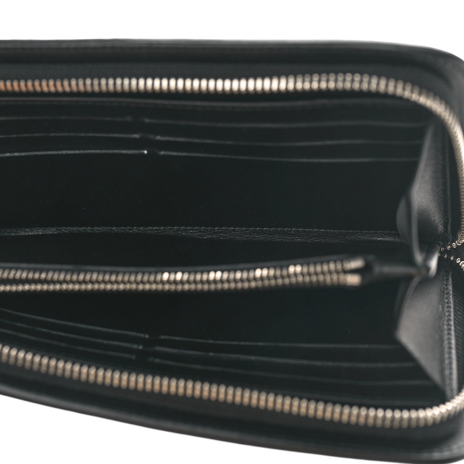 Christian Dior Calfskin Paradise Diorissimo Voyageur Wallet Black 5 of 8