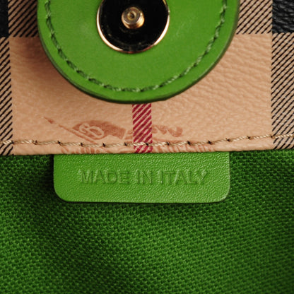 Burberry Haymarket Check Small Canterbury Tote Green 7 of 8