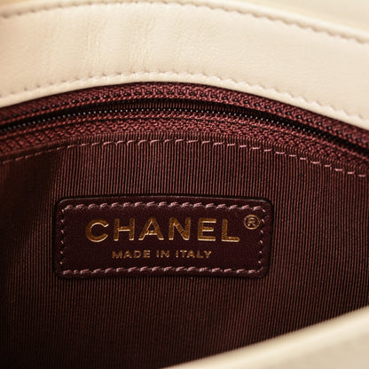 Chanel Sheepskin Quilted Small Vintage Mademoiselle Flap Light Beige 6 of 7