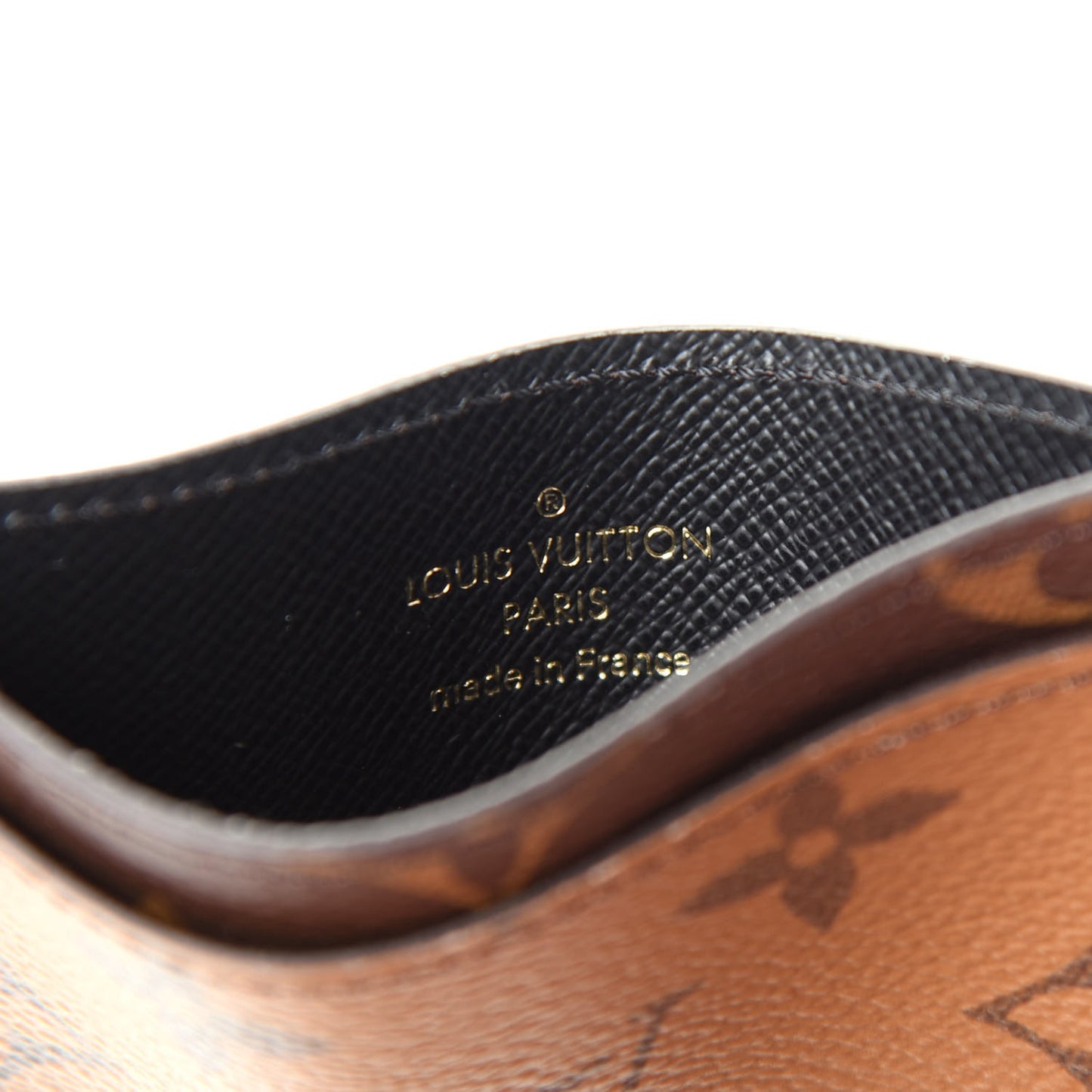 Reverse Monogram Card Holder