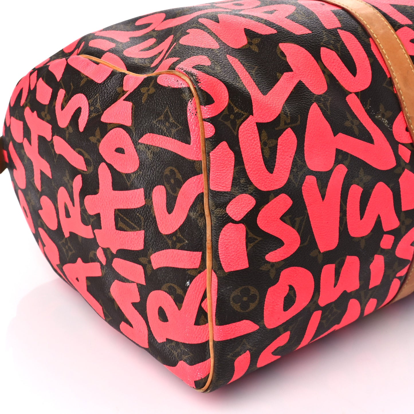 Monogram Graffiti Keepall 50 Fuchsia