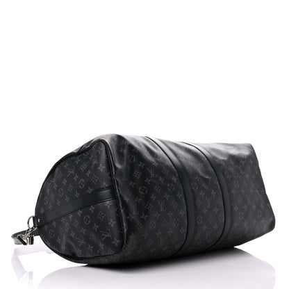 Louis Vuitton Monogram Eclipse Keepall Bandouliere 55 3 of 20