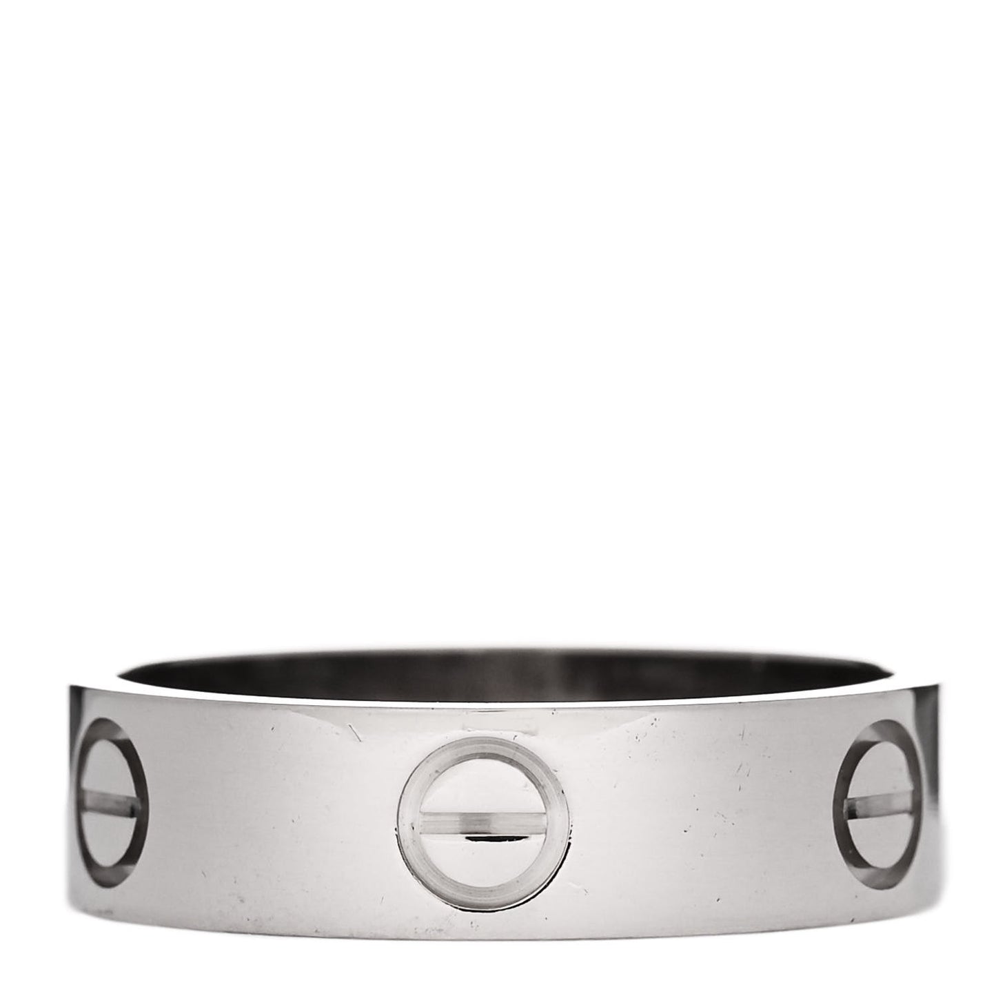 18K White Gold 5.5mm LOVE Ring 58 8.5