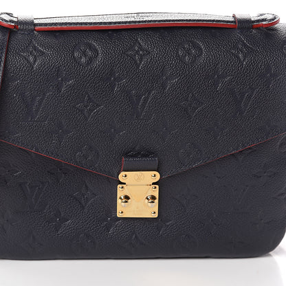 Louis Vuitton Empreinte Pochette Metis Marine Rouge 6 of 8