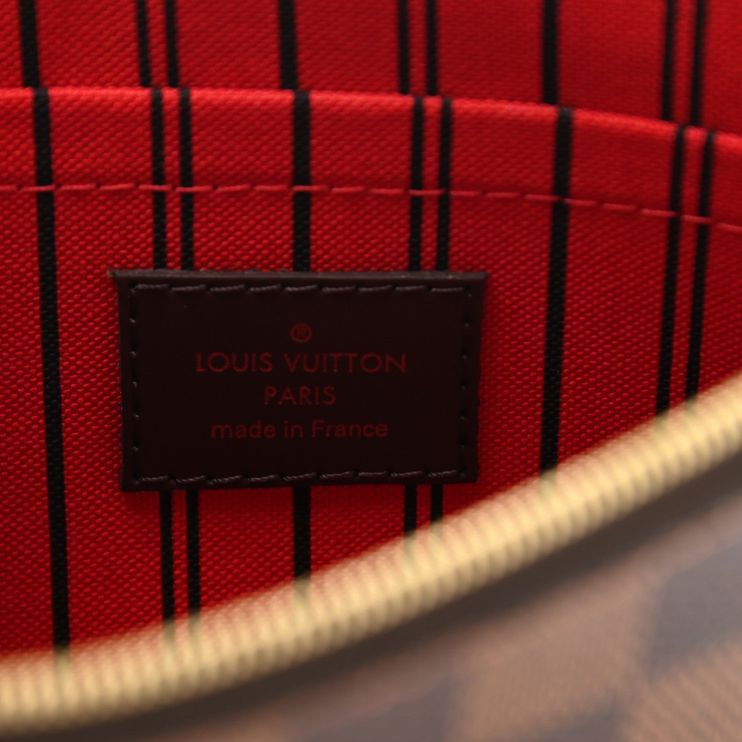 Louis Vuitton Damier Ebene Neverfull MM GM Pochette 6 of 7