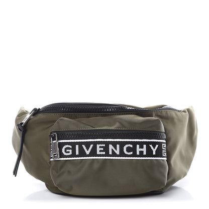Givenchy Nylon Logo Belt Bag Khaki 1 of 9
