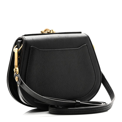 Chloe Calfskin Suede Small Nile Bracelet Bag Black 3 of 10