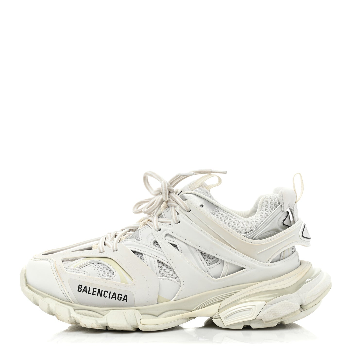 Mesh Nylon Womens Track Sneakers 38 White