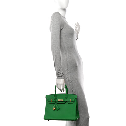 Hermes Epsom Birkin 30 Bambou 2 of 13