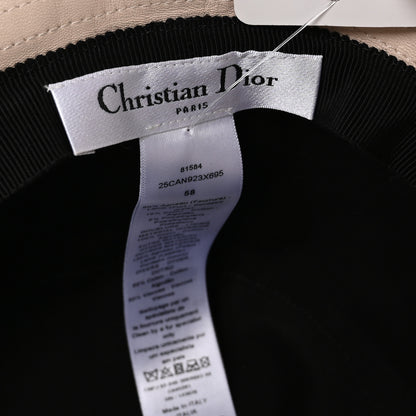 Christian Dior Shearling Cannage D-Bobby Bucket Hat 58 Ecru 8 of 8