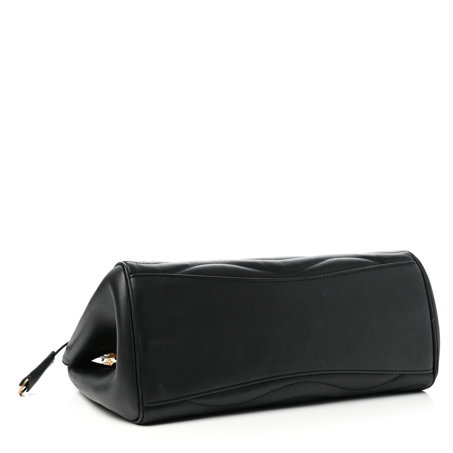 Calfskin New Wave Chain Tote Black