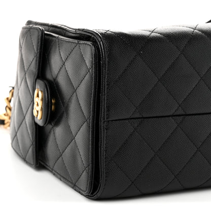 Chanel Caviar Quilted Small Chanel 25 Handbag Black 9 of 10