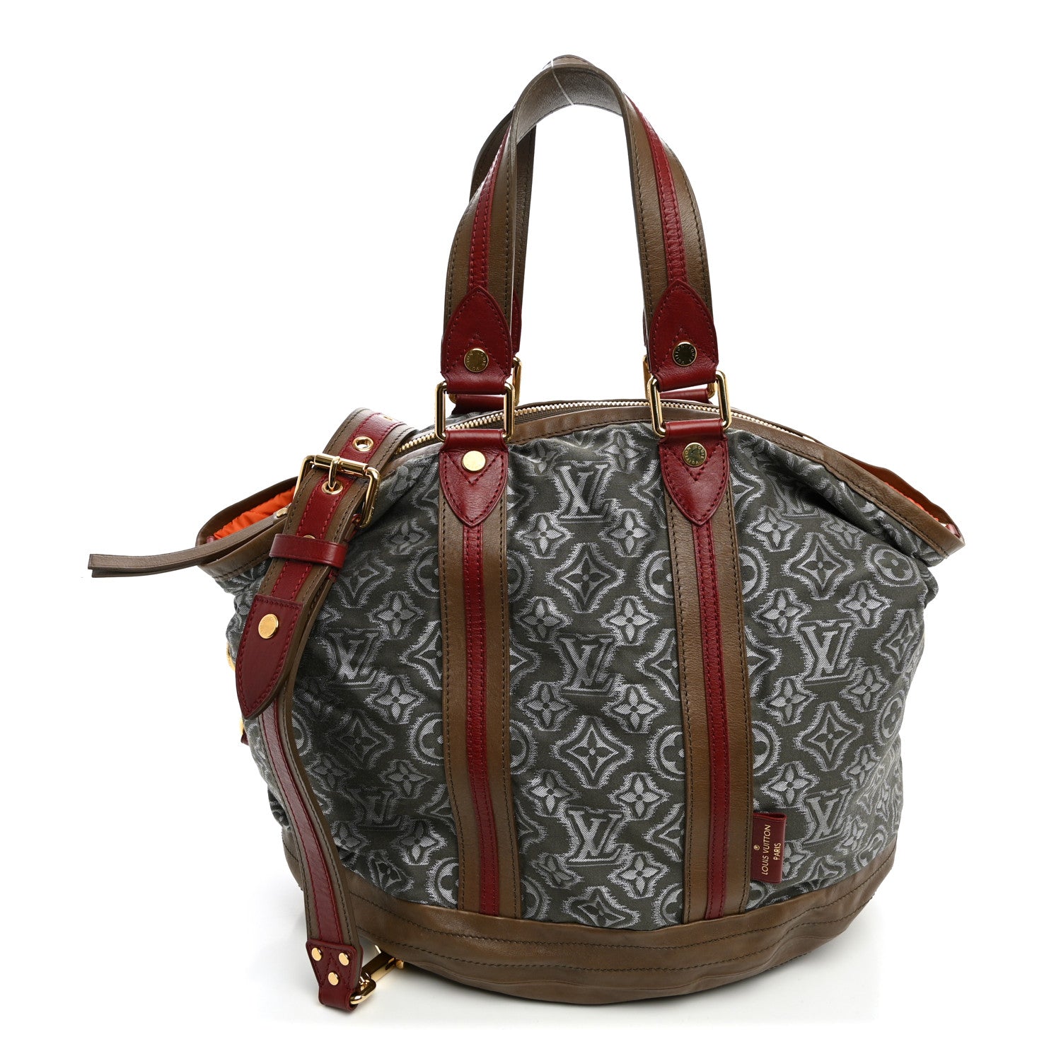 Louis Vuitton Jacquard Monogram Fabric Aviator Kaki 1 of 9