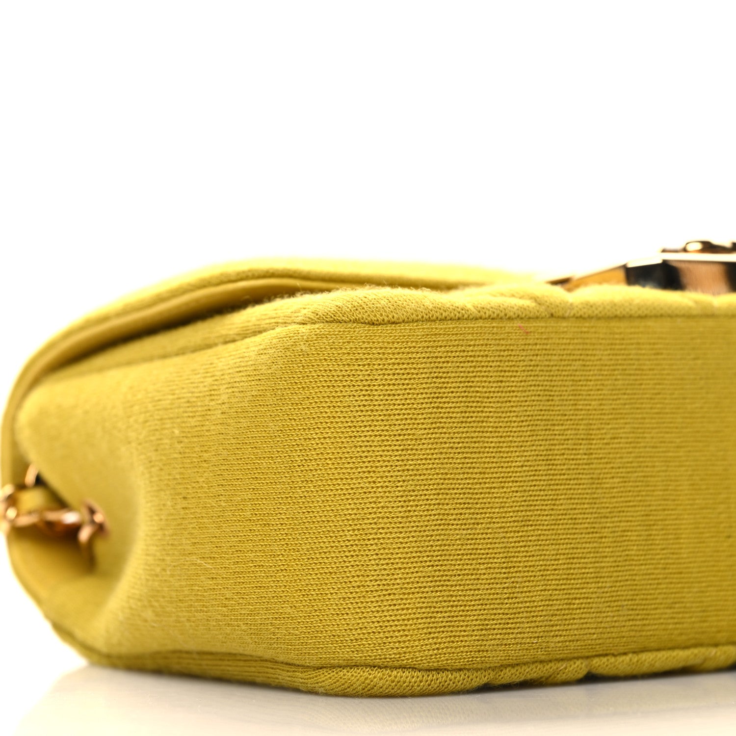 Chanel Jersey Quilted Mini Chic With Me Flap Yellow 9 of 10