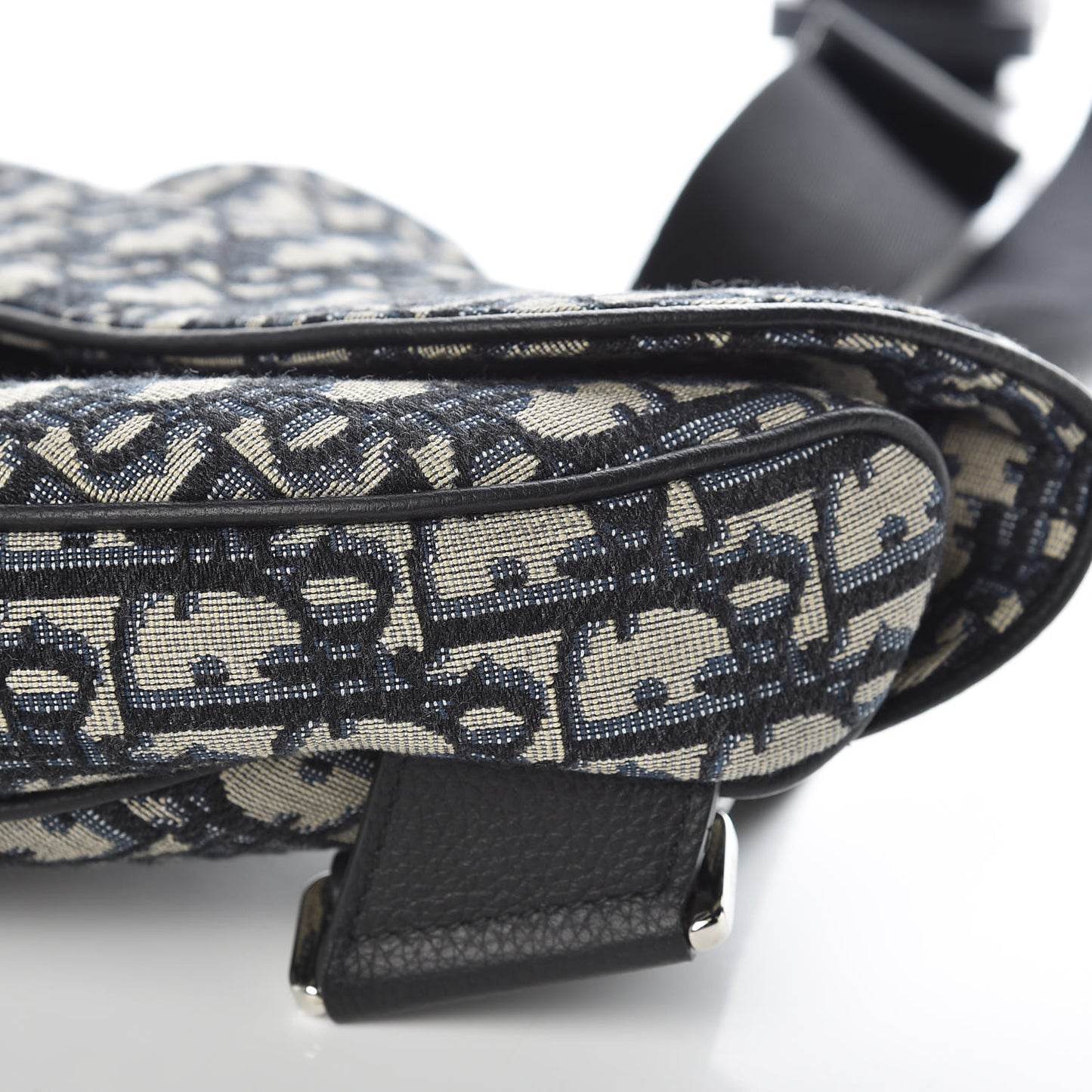 Oblique Mens Saddle Bag Blue