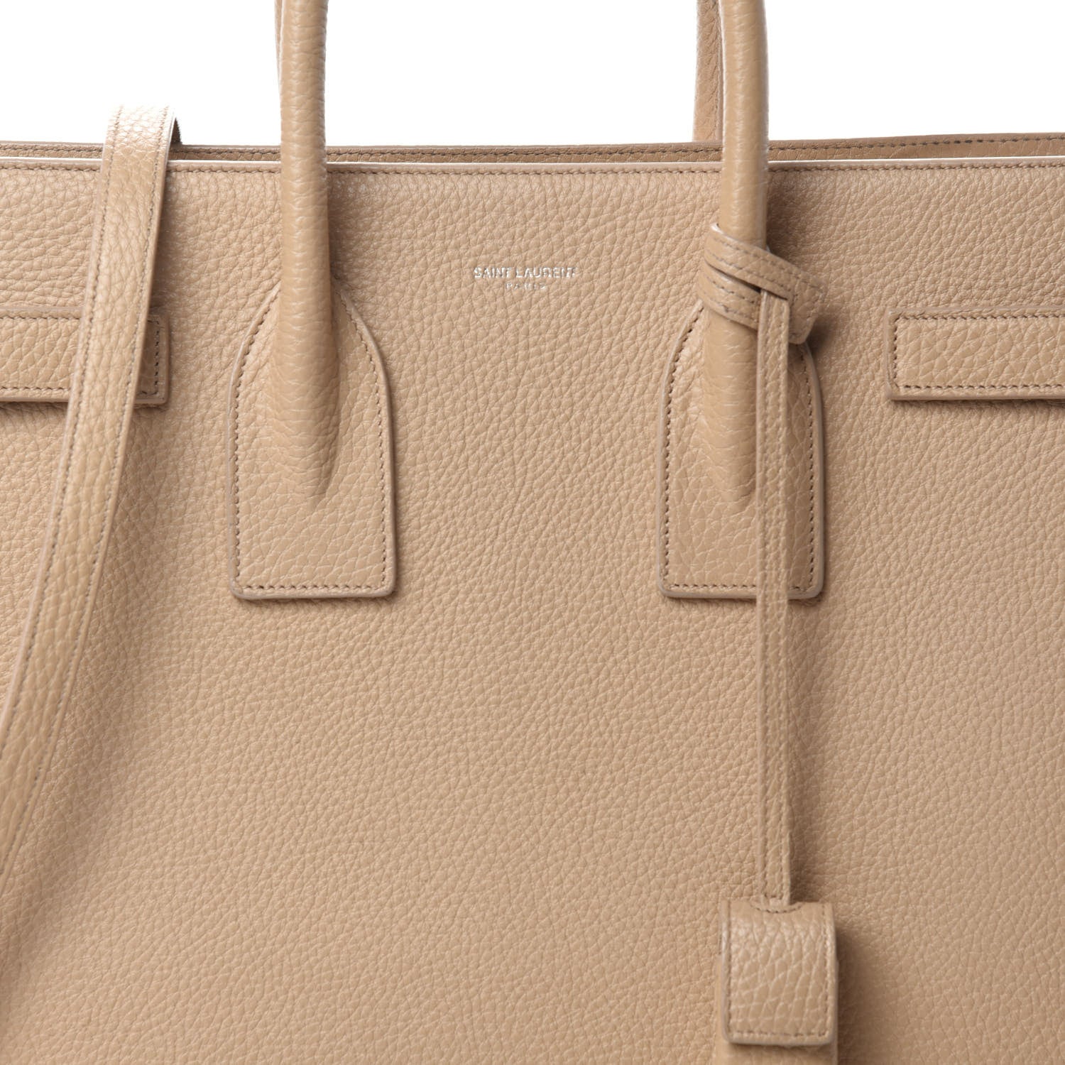 Saint Laurent Grained Calfskin Small Sac De Jour Nude Powder 14 of 14
