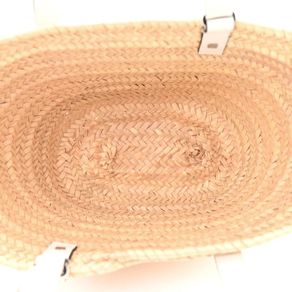 Loewe Raffia Medium Basket Tote Bag Natural White 5 of 10