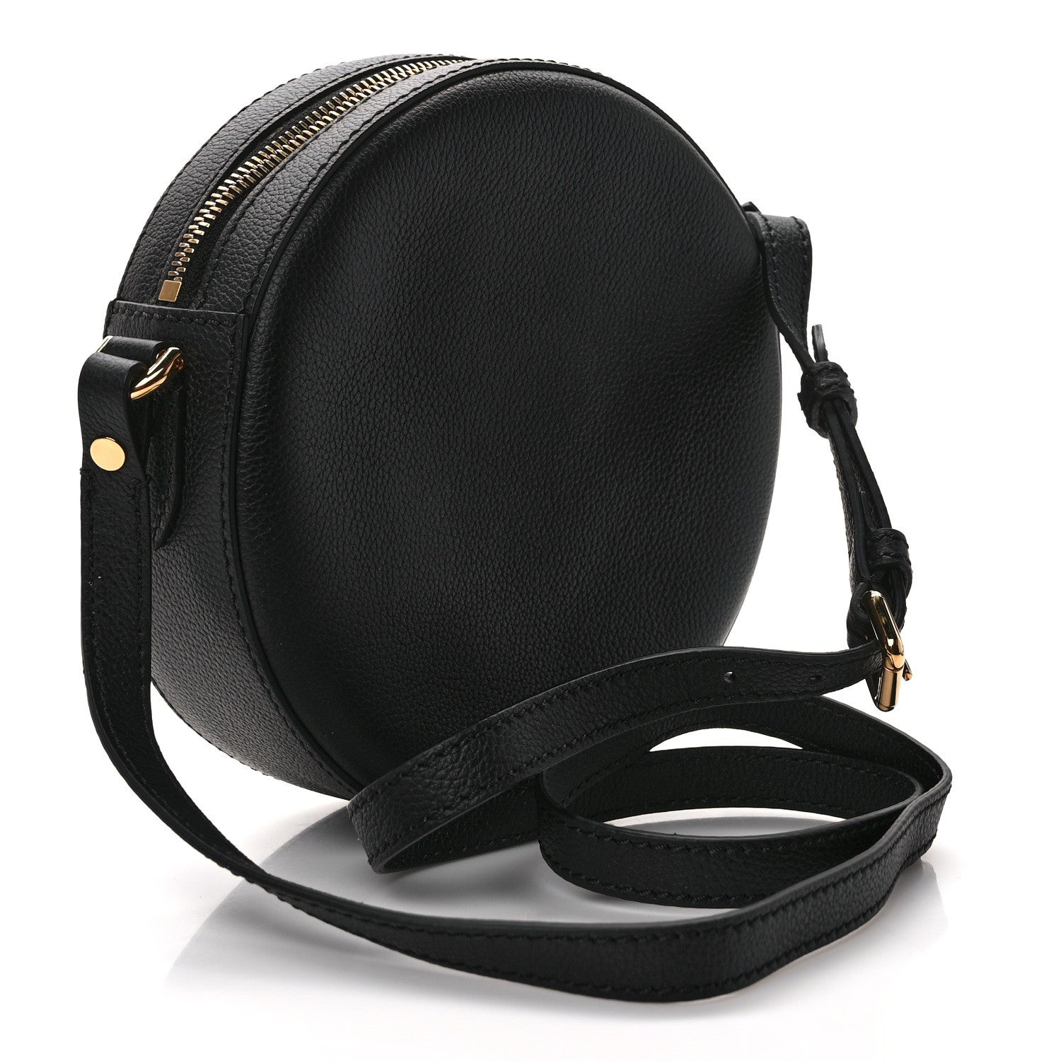 Versace Calfskin La Medusa Round Camera Bag Black 3 of 11
