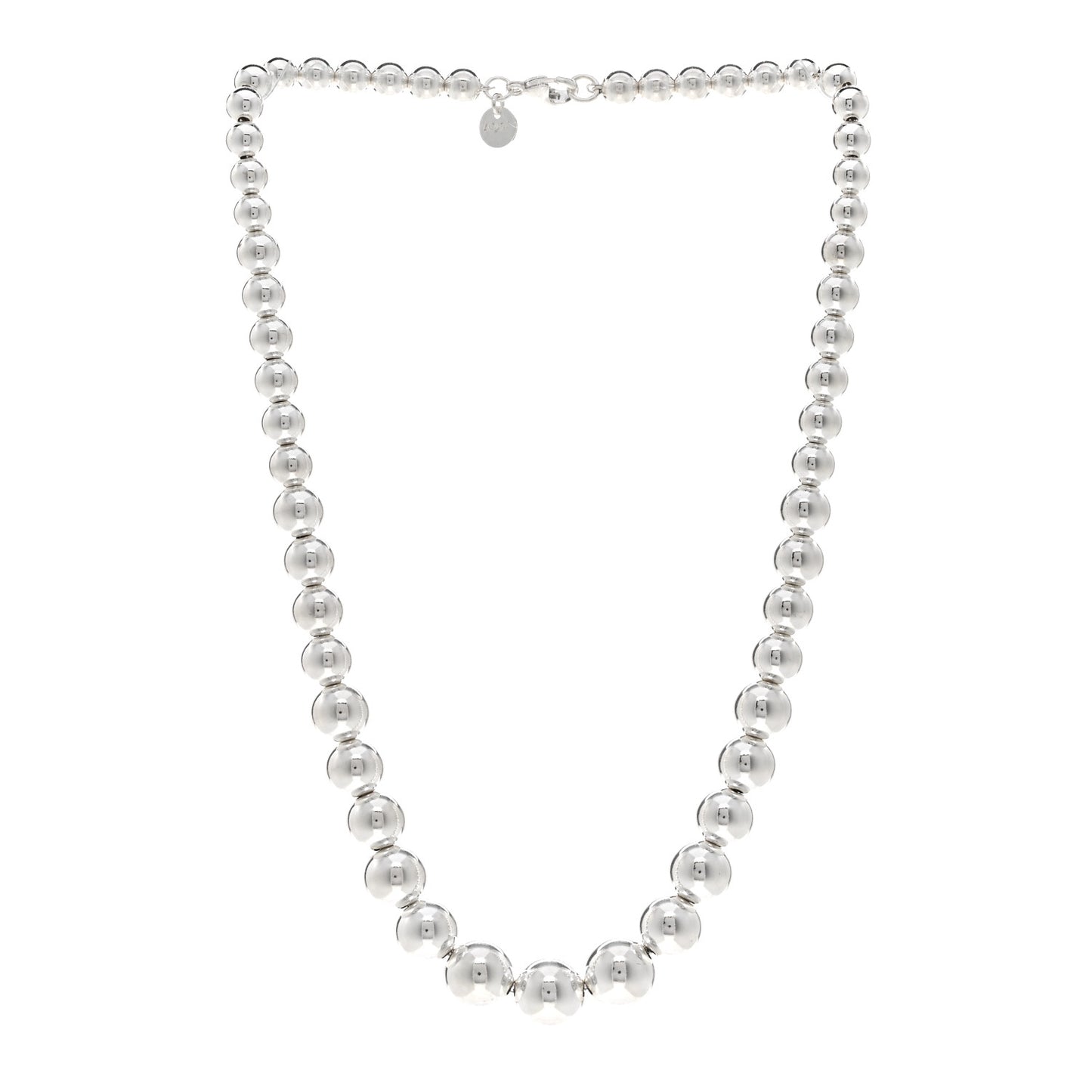 Sterling Silver HardWear Graduated Ball Necklace
